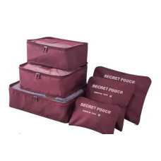 Набор дорожных органайзеров Secret Pouch, Органайзер для вещей 6 в 1