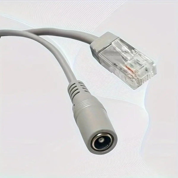 Кабель RJ45 DC 10 м для видеонаблюдения комбинированный медный удлинитель питания