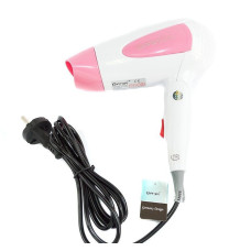 Складной дорожный фен Gemei GM-1756 мини, Pink Розовый
