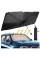 Автозонт солнцезащитный складной Car Umbrella 140×78 см для лобового стекла черный