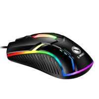 Проводная игровая мышь X3 с LED-подсветкой, USB подключение, 1200 DPI, черная