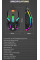 Проводная игровая мышь X3 с LED-подсветкой, USB подключение, 1200 DPI, черная