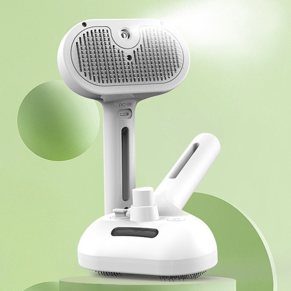 Паровая массажная щетка Zmaker для ухода за шерстью кошек и собак с распылением и массажем