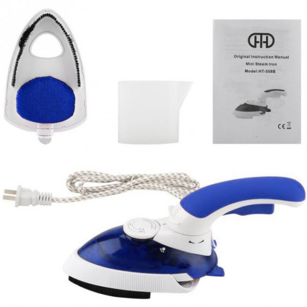 Ручной компактный отпариватель с щеткой Steam Iron HT-558B для путешествий