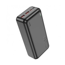 Павербанк на 30000mAh с поддержкой быстрой зарядки PD20W и QC3.0 22.5W, цвет черный, модель Hoco J101B