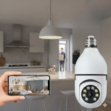 Внутренняя панорамная камера Camera 2DUAL LENS LAMP на 360 градусов с WIFI