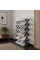 Складная полка для обуви, Shoe Rack черная, на 6 полок