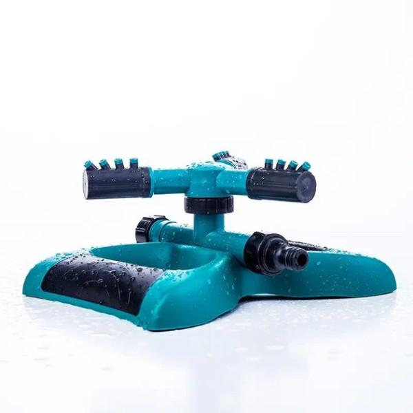 Умная система полива Lawn Sprinkler 360° автоматический разбрызгиватель газона регулировка форсунок