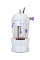Портативная швейная машинка для дома с педалью и доской Sewing SM202A работает от сети или батареек (4x