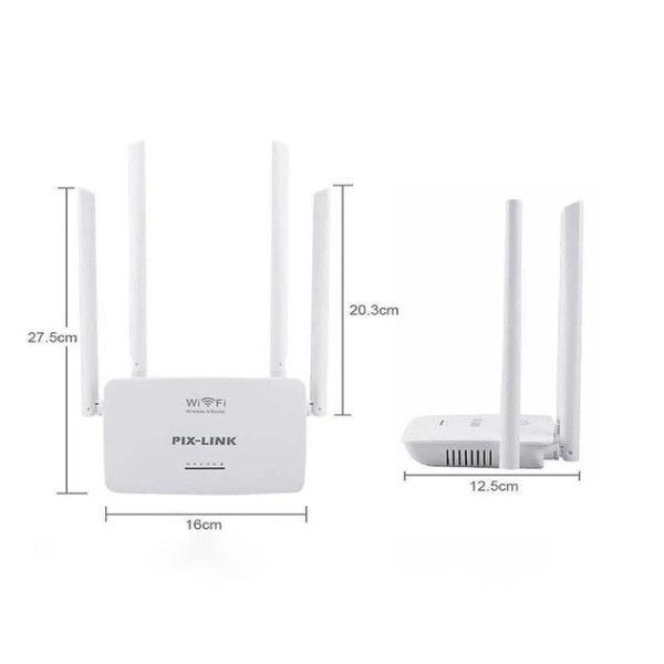 WI-FI роутер Pix-Link LV-WR08, 2.4Ghz, 300Mbps, оснащен 4 антеннами для усиленного сигнала