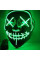Судная ночь ABC Purge Mask, неоновая маска, питание от батареек