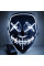 Судная ночь ABC Purge Mask, неоновая маска, питание от батареек