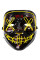 Судная ночь ABC Purge Mask, неоновая маска, питание от батареек
