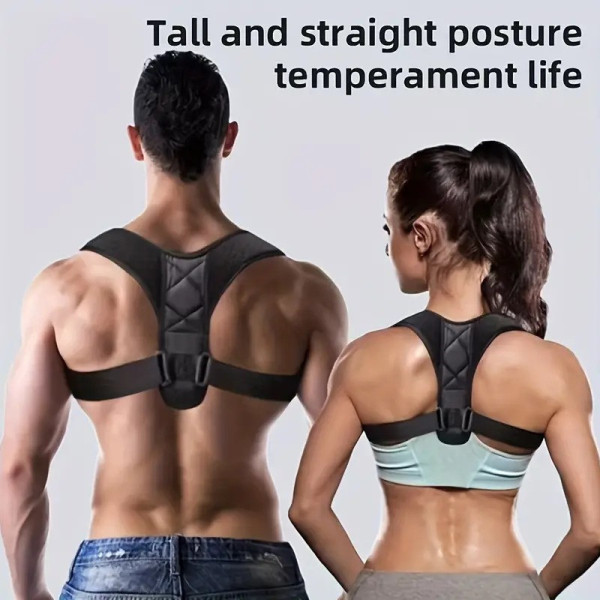 Корректор осанки для выпрямления спины и ключицы дышащий универсальный