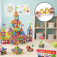 Магнитный конструктор для детей 3D Magical Magnet 98 деталей