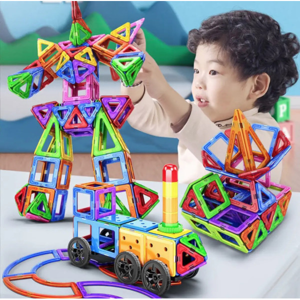 Магнитный конструктор для детей 3D Magical Magnet 98 деталей