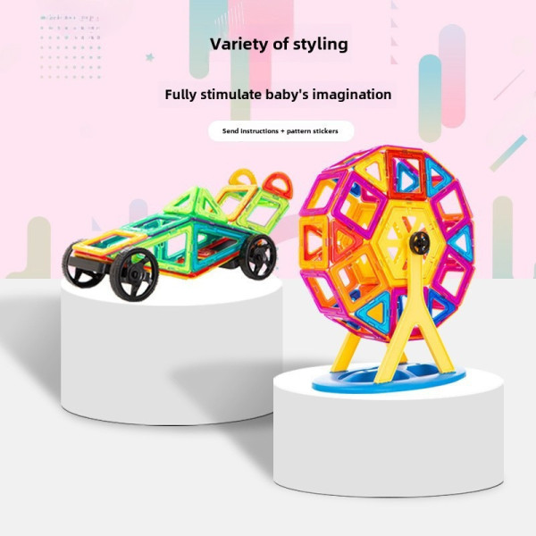 Магнитный конструктор для детей 3D Magical Magnet 98 деталей