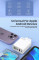 Зарядное устройство на 5 портов 65W с USB Type-C быстрое и безопасное белое