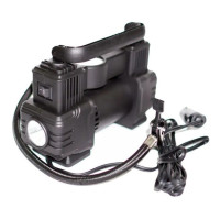 Портативный автокомпрессор Air Pump SCK619 12V со стрелочным манометром и LED фонарем