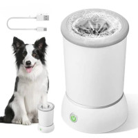 Лапомойка для собак автоматическая от USB Pet Foot Wash Мойка для очистки лап с силиконовыми щетинками