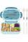 Ланчбокс WASHING MACHINE LY-457 с столовыми приборами в комплекте