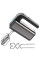 Миксер Domotec R.6664 5 скоростей, режим Турбо, Миксер электрический 800 вт