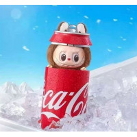 Брелок Labubu в виде банки Coca Cola мягкий плюшевый коллекционный