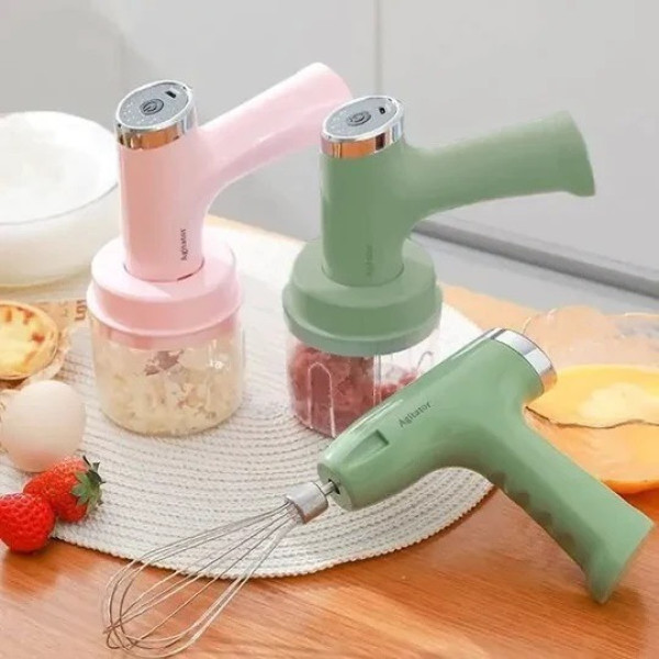 Миксер портативный Agitator RD-138 аккумуляторный 3.7W Ручной электрический миксер