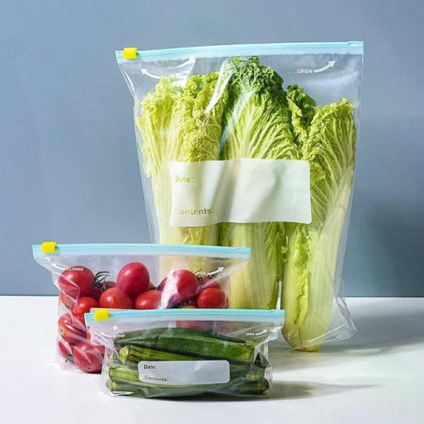 Вакуумные пакеты Zip-lock для хранения продуктов 30 шт 3 размера