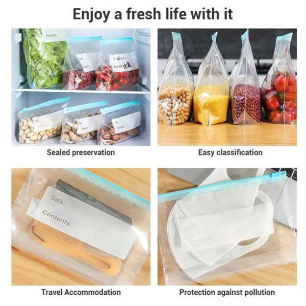Вакуумные пакеты Zip-lock для хранения продуктов 30 шт 3 размера