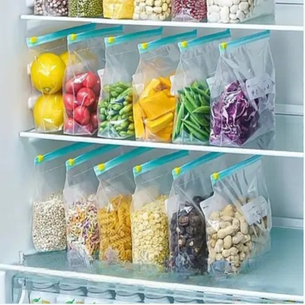 Вакуумные пакеты Zip-lock для хранения продуктов 30 шт 3 размера