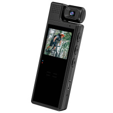 Нагрудная боди-камера с поворотной линзой и датчиком движения L9 1080p Full HD 1080p Боди-камера с дисплеем