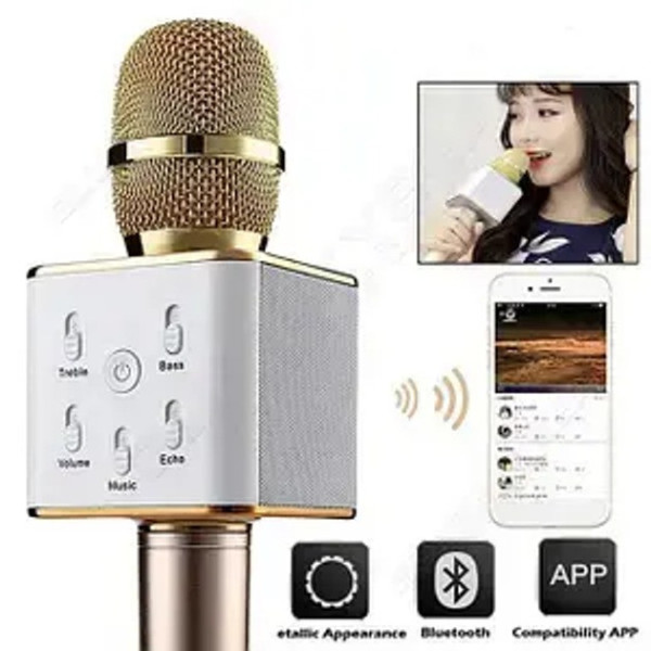 Караоке микрофон MC-871 Bluetooth с динамиком 2 в 1 и шумоподавлением