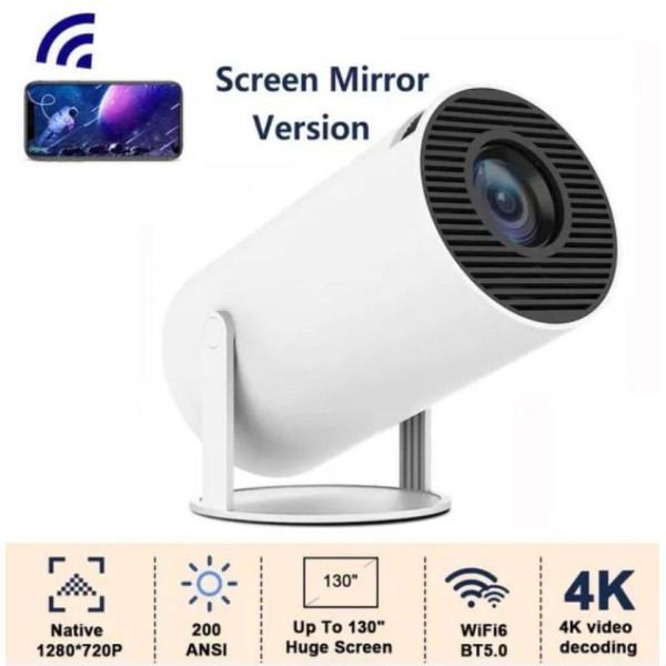 Смарт проектор X10 Plus с Android 11 и игровыми джойстиками 2 в 1