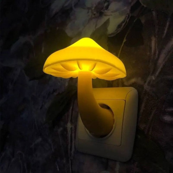 Светодиодный энергосберегающий ночник "Гриб" Светильник ночной автоматический