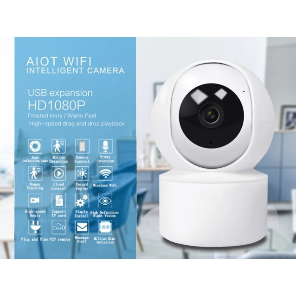 Поворотная беспроводная IP Wi-Fi камера CareCam 23ST с микрофоном