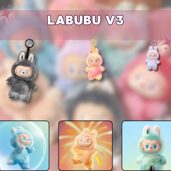 Брелок Labubu v3 The Monsters 12 см коллекционная игрушка-сюрприз