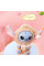 Брелок Labubu Стич 16 см плюшевая игрушка для сумки и рюкзака