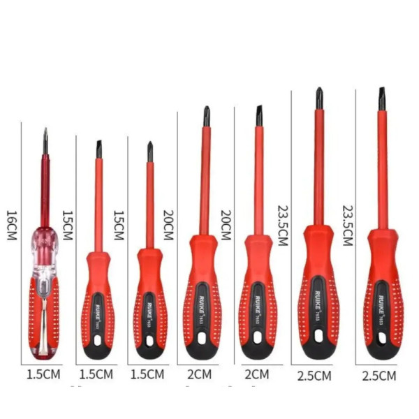 Набор диэлектрических отверток Screwdriver Set 7 шт в чехле