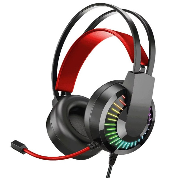 Игровая гарнитура IMS-E1008 с подсветкой RGB и микрофоном