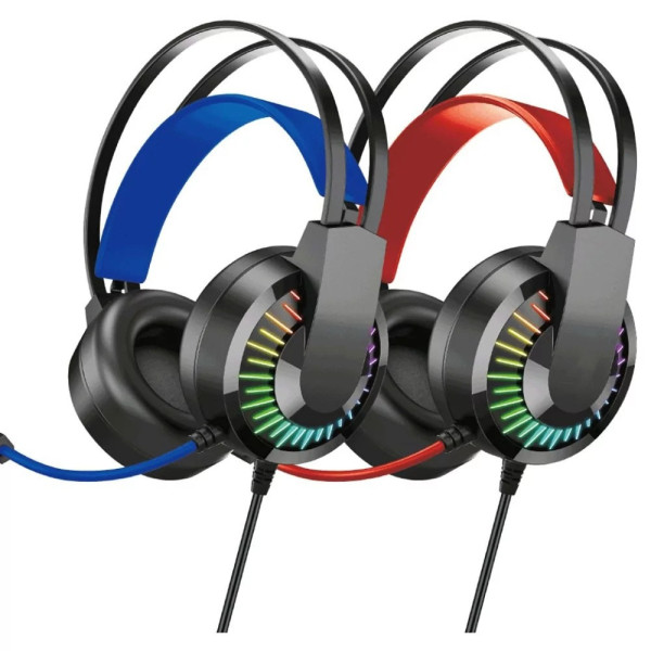 Игровая гарнитура IMS-E1008 с подсветкой RGB и микрофоном