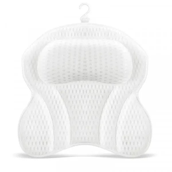 Ванночная подушка Bathtub Pillow 106 с присосками, комфортный подголовник для ванны