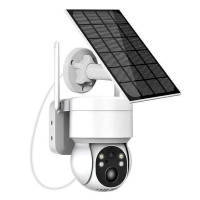 Солнечная уличная Wi-Fi PTZ камера 360° с микрофоном и ночным видением TQ1-GK4-6MP ISEE