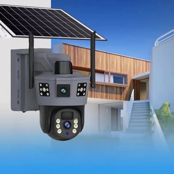 Уличная 4G IP-камера 360° с автономным питанием и SIM-картой TP18, 6 МП