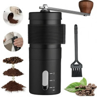 Кофемолка для свежих зерен с керамическими жерновами Coffee Grinder AND LY-957, черная