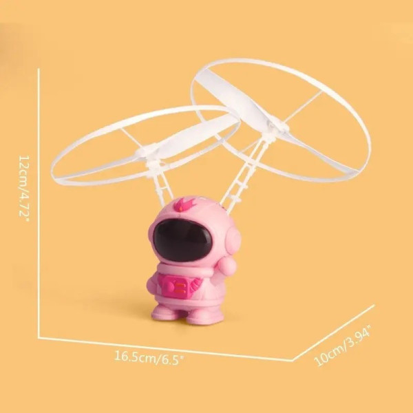 Интерактивная игрушка «Летающий космонавт» с LED подсветкой AND JJ060