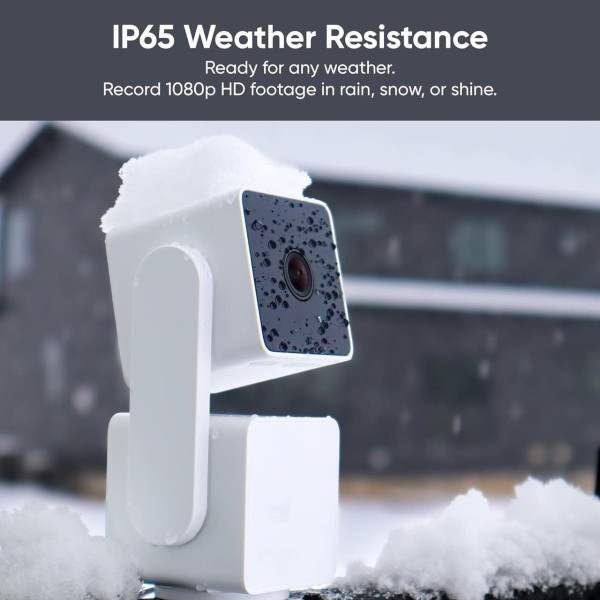 Поворотная камера Wyze Cam Pan v3 Full HD 1080p с ночным видением и защитой IP65, автоотслеживание движения