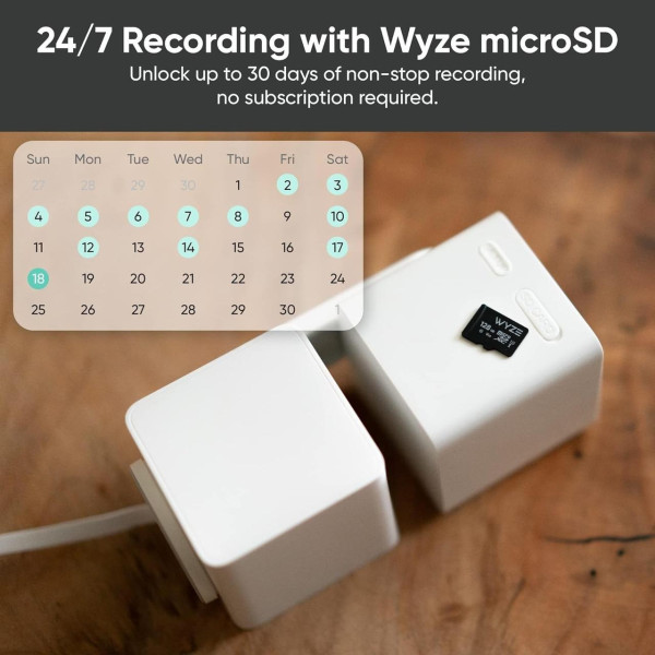 Поворотная камера Wyze Cam Pan v3 Full HD 1080p с ночным видением и защитой IP65, автоотслеживание движения