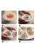 Ручной аппарат для лепки хинкали и пельменей Khinkali Maker, прочный пластиковый корпус, черный