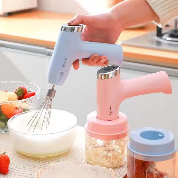 Портативный миксер Agitator RD-138 с аккумулятором и USB зарядкой